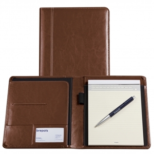 Brepols 385933060300 Palermo luxe schrijfmap / A5 / bruin