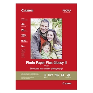 Canon PP-201 fotopapier / glanzend II / A4 / 265 gr. / 20 vel