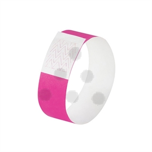 Sigel super soft evenementenbandjes / neon roze / 520 stuks