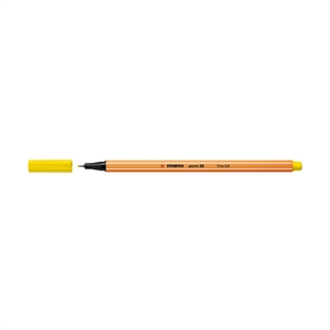 Stabilo point 88 fineliner / citroengeel / 0,4 mm