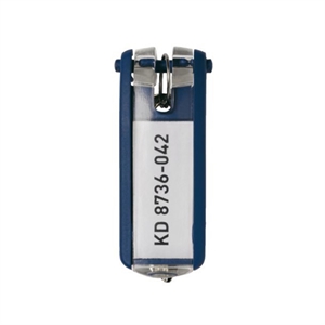 Durable 195707 sleutelhanger / donkerblauw / 6 stuks