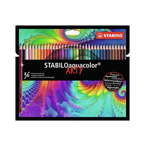 Stabilo Aquacolor ARTY aquarel kleurpotlodenset / 36 stuks