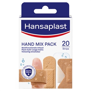 Hansaplast pleisters / Hand Pack / Elastic / 20 strips