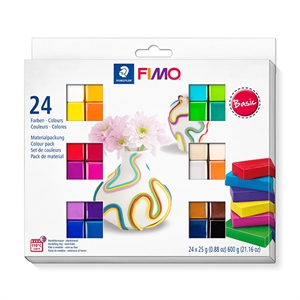 Fimo 8023C24-1 basis klei / soft / 25g / 24 stuks