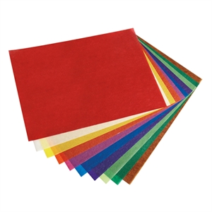 Folia transparant papier / assorti / 10 vellen