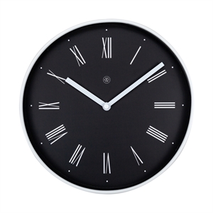 NeXtime NX-7324 wandklok / kunststof / zilvergrijs / 25 cm