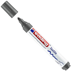 Edding 4500 textielmarker / grijs / ronde punt / 2-3 mm