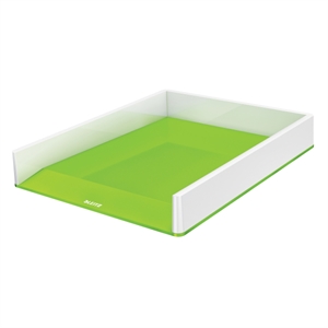 Leitz 53611054 WOW brievenbak / A4 / polystyreen / groen / 1 stuk