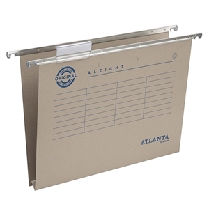 Atlanta Alzicht verticale hangmap / A4 / 30 mm bodem / grijs / 25 stuks