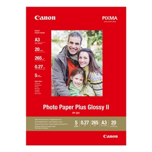 Canon PP-201 fotopapier / glanzend II / A3 / 265 gr. / 20 vel