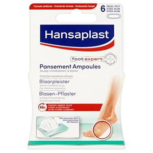 Hansaplast blaarpleister / klein / voeten / 6 stuks