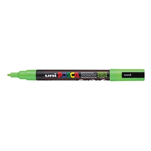 POSCA PC-3M verfmarker / appelgroen / ronde punt / 0,9 - 1,3 mm