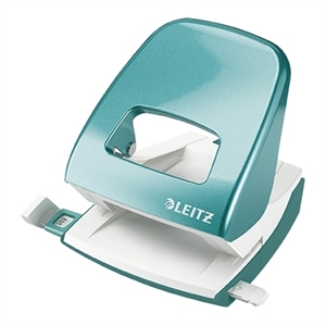 Leitz 5008 NeXXt WOW perforator / metaal / ijsblauw-metallic / 2-gaats / tot 30 vel