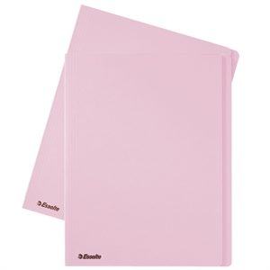 Esselte inlegmap / karton / 10 mm overslag / A4 / roze / 100 stuks