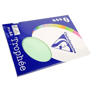 Clairefontaine papier / groen / A4 / 160 gr. / 50 vel