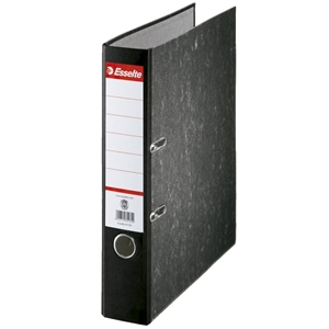 Esselte 56997 ordner / A4 / karton / zwart gewolkt / 50 mm