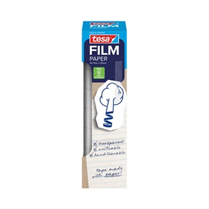 Tesa papier plakband / transparant / 19 mm x 10 m / 8 rollen