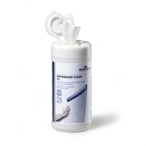 Durable 575902 vochtige reinigingsdoekjes / whiteboard cleaning / droog wissen / 100 stuks