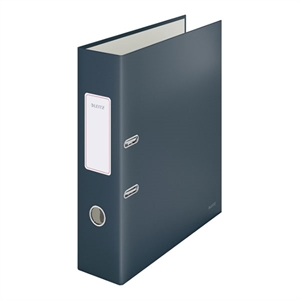 Leitz Cosy ordner soft touch / A4 / karton / fluweel grijs / tot 600 vel