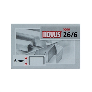 Novus nietjes | 26/6 | 1000 stuks