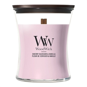 Woodwick Medium Hourglass / Cherry Blossom & Vanilla / 275 gram