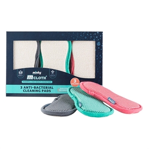 Minky M-Cloth schoonmaakpad / Anti-Bacterieel / 3-pack giftbox