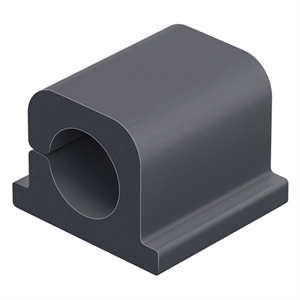 Durable 5042-37 Cavoline clip pro / kabelhouder / kunststof / grafiet / 6 stuks