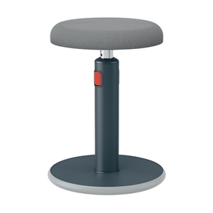 Leitz Ergo Cosy actieve zit-sta kruk / verstelbaar / grijs / tot 100 kg