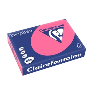 Clairefontaine papier / fuchsia / A4 / 80 gr. / 500 vel