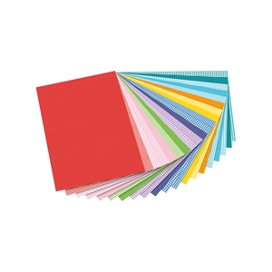 Folia designpapierblok Basic Intensiv / assorti / 20 vel