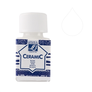 Lefranc Bourgeois Ceramic glas & porseleinverf 001 / white / 50 ml
