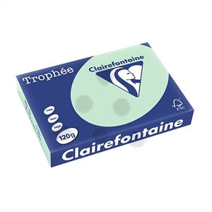 Clairefontaine papier / groen / A4 / 120 gr. / 250 vel
