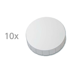 Maul magneten / wit / 15 mm / 10 stuks