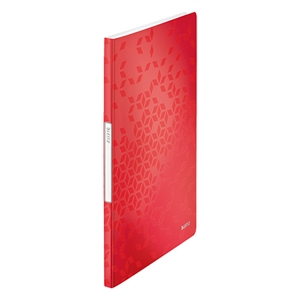 Leitz 4631 WOW showalbum / A4 / rood / 20 insteekhoezen / 1 stuk