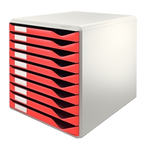 Leitz 5281 ladeblok / rood / 10 laden