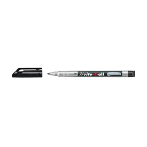 Stabilo Write-4-all permanent marker / zwart / ronde punt / 1 mm
