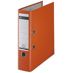 Leitz 1010 ordner / A4 / plastic / oranje / 80 mm