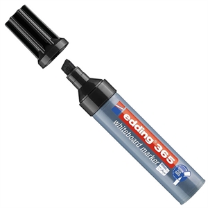 Edding 365 whiteboard marker / zwart / beitelvormige punt / 2-7 mm