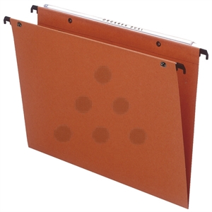 Esselte Orgarex Dual verticale hangmap / A4 / V-bodem / oranje / 25 stuks