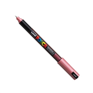 POSCA PC-1MR verfmarker / metallic rood / ronde punt / 0,7 mm