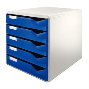 Leitz 5280 ladeblok / blauw / 5 laden