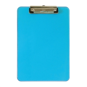 Maul klembord / neon / A4 / transparant blauw