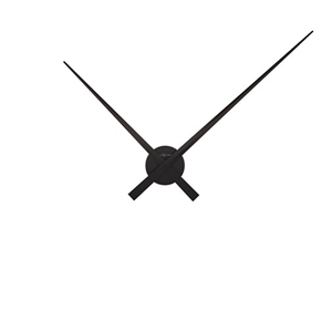NeXtime wandklok zonder wijzerplaat / aluminium / zwart / 85 cm
