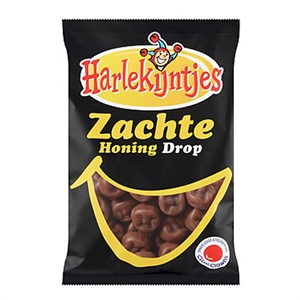 Harlekijndrop Zachte Honing drop / 300 gram