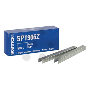 Bostitch 1/4 nietjes / standaard / gegalvaniseerd / tot 30 vel / 5000 stuks