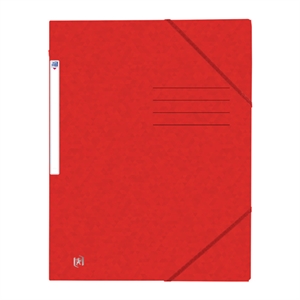 Oxford 400116308 Top File+ elastomap / A4 / karton / rood / 200 vel
