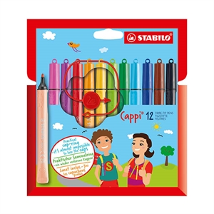 Stabilo Cappi viltstiften / 12 stuks