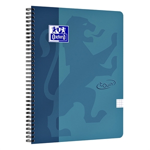 Oxford Touch spiraalblok / A4 / geruit / lichtblauw / 70 vel