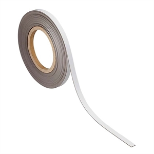 Maul 6524102 magnetische etiketband / uitwisbaar / 1 cm x 10 m / wit / 1 rol