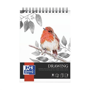 Oxford Drawing tekenblok / A4 / spiraal / 50 vel